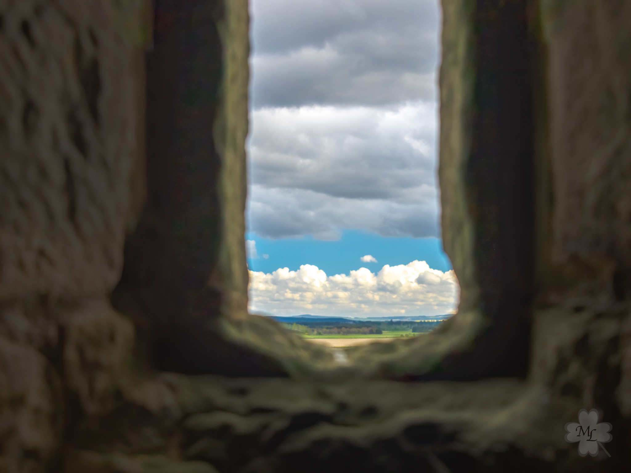 Duffus caste window view